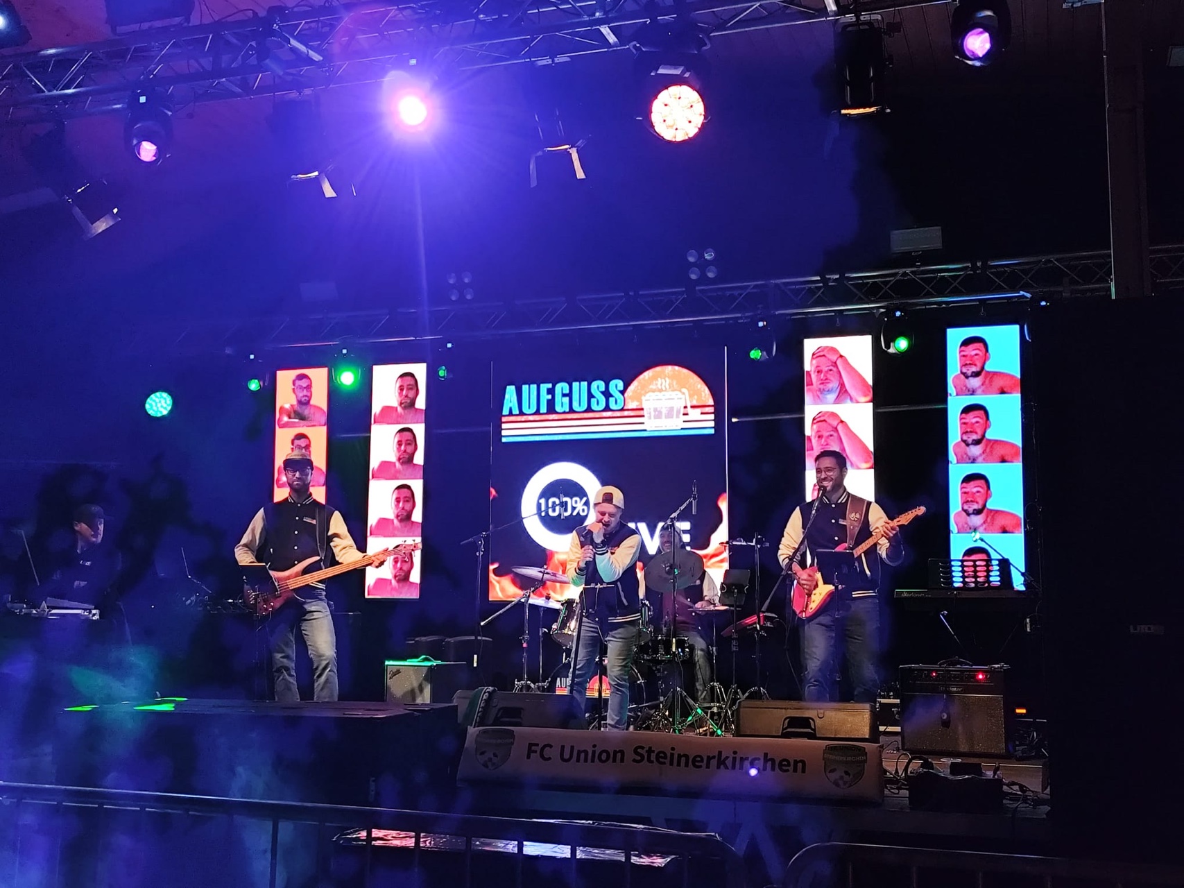 Aufguss Bandfoto