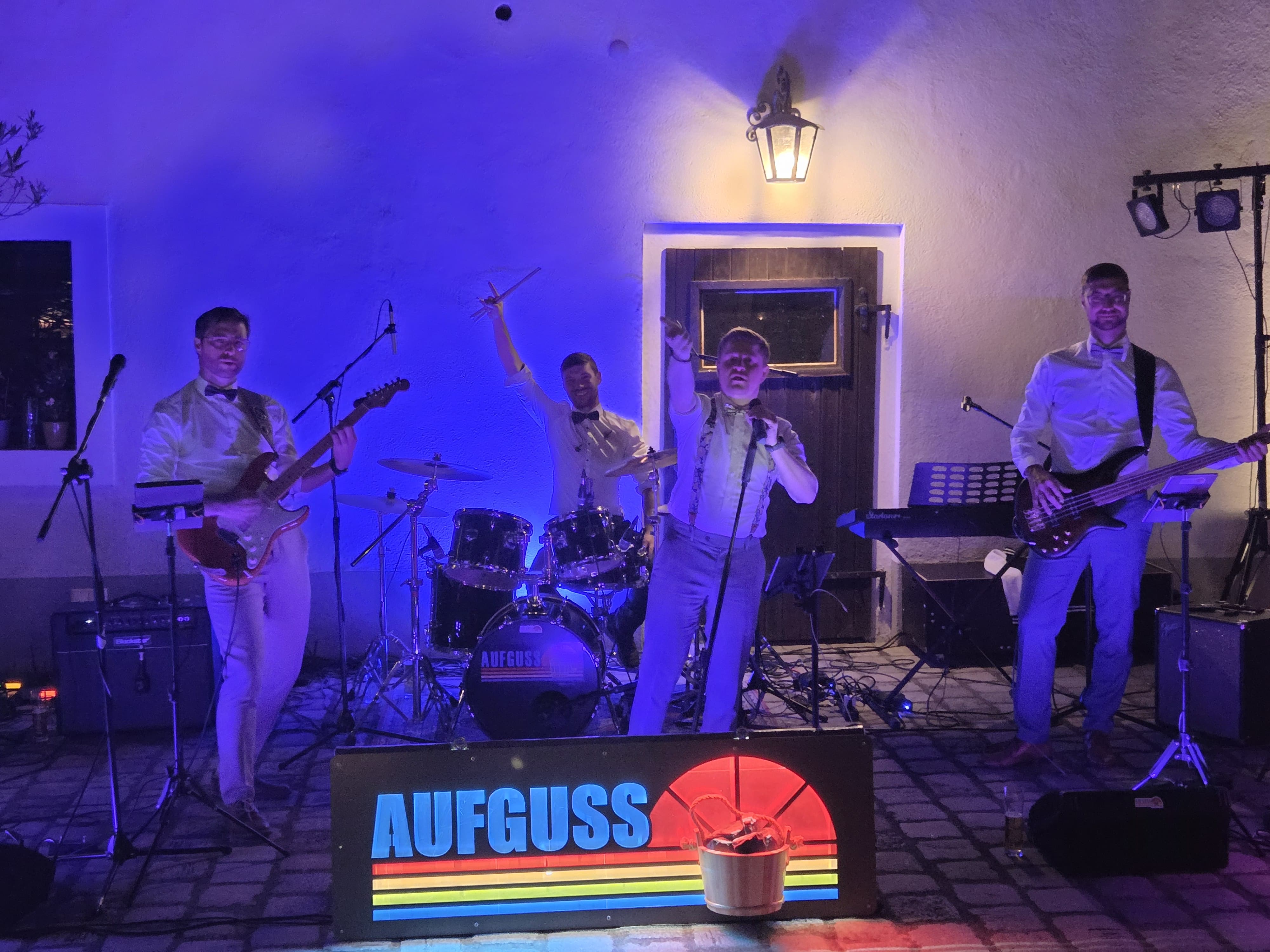Aufguss Bandfoto