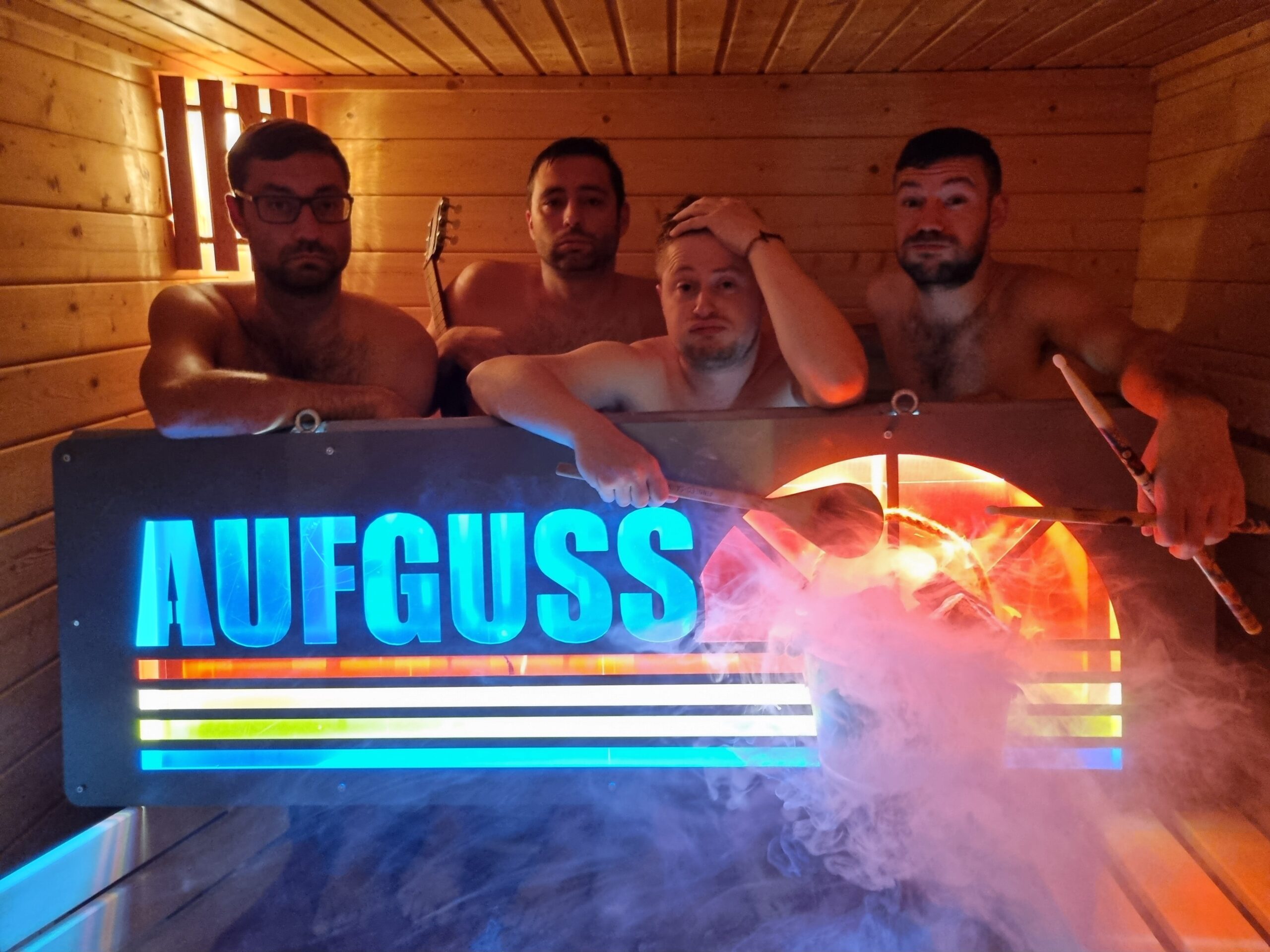 Aufguss Bandfoto
